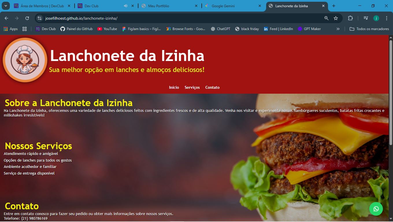Projeto Lanchonete